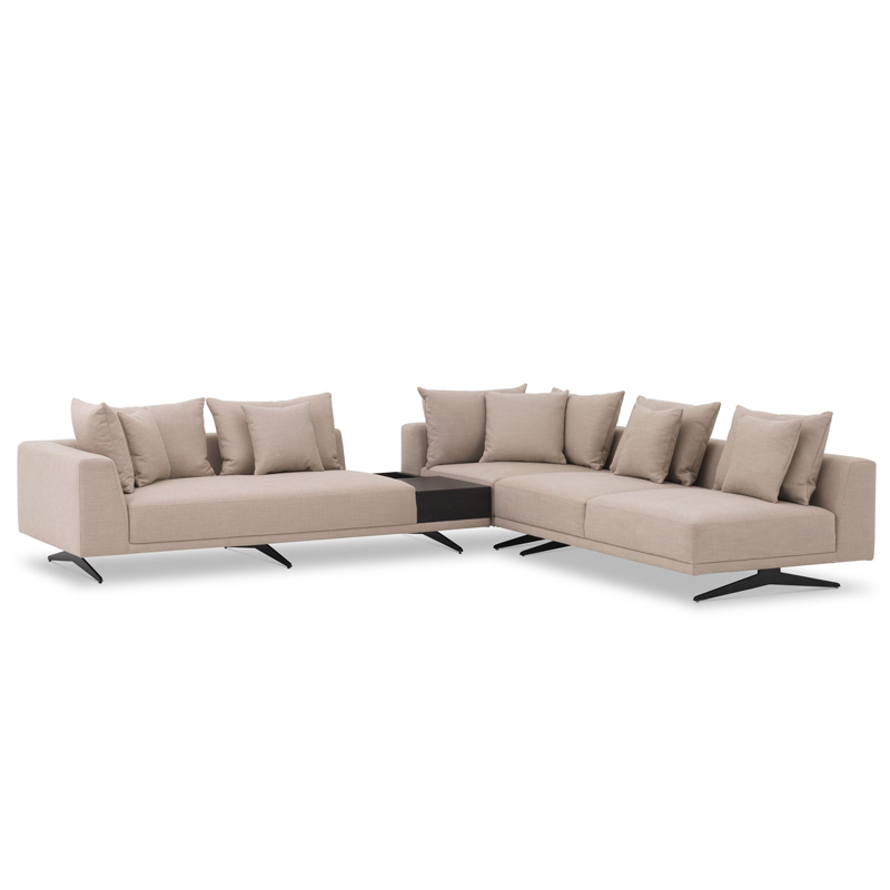 Диван Eichholtz Sofa Endless Sand Песочный Темная бронза Диван Eichholtz Sofa Endless Sand Песочный Темная бронза в Липецке | Loft Concept