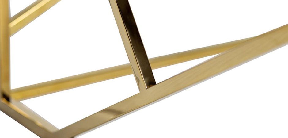 Кофейный стол Serene Furnishing Gold Clear Glass Top coffee table Кофейный стол Serene Furnishing Gold Clear Glass Top coffee table - Loft-Concept в Липецке