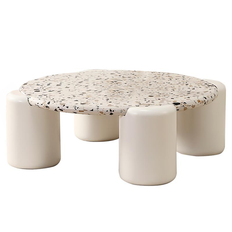 Кофейный стол Page Marble Coffee Table Бежевый Коричневый в Липецке | Loft Concept 
