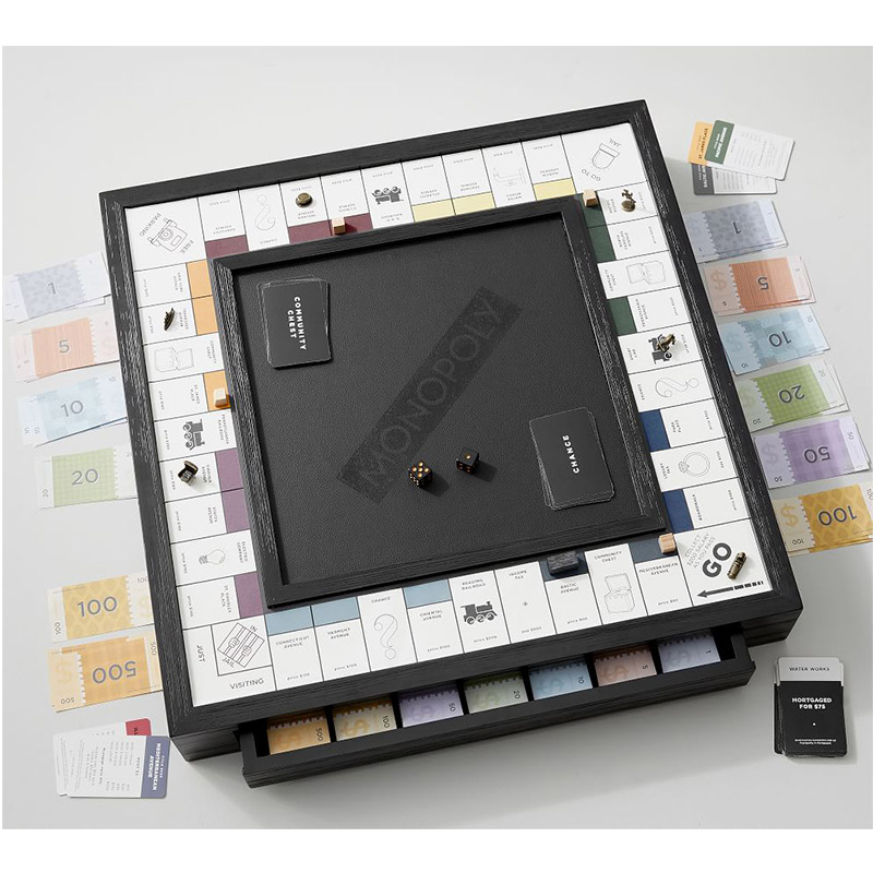 Настольная Игра "Монополия" Black Luxury Edition Черный Настольная Игра "Монополия" Black Luxury Edition Черный в Липецке | Loft Concept