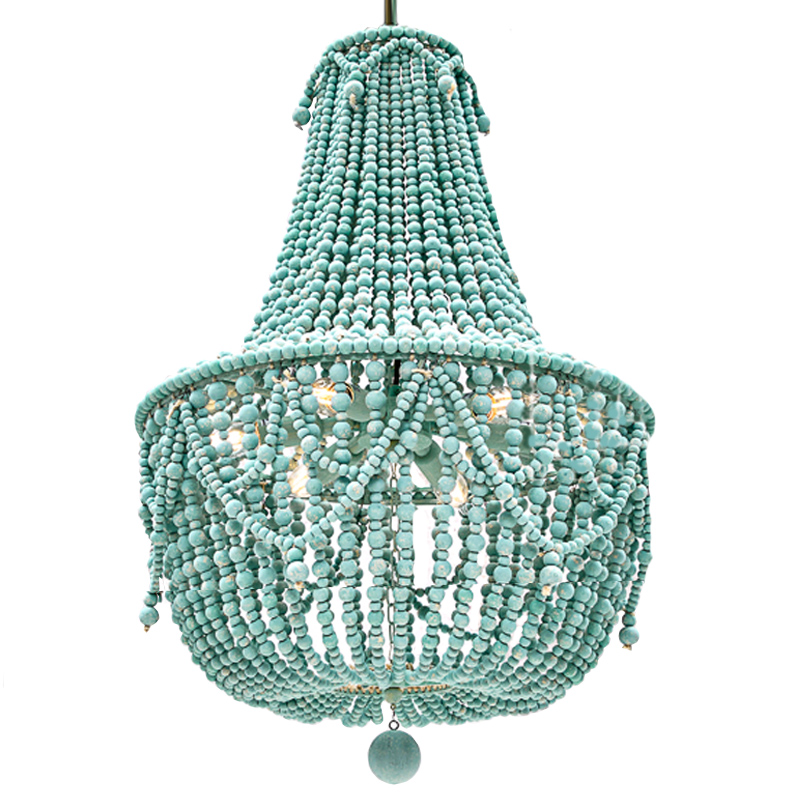 Люстра Chanteuse Chandelier Turquoise Бирюзовый Люстра Chanteuse Chandelier Turquoise Бирюзовый в Липецке | Loft Concept