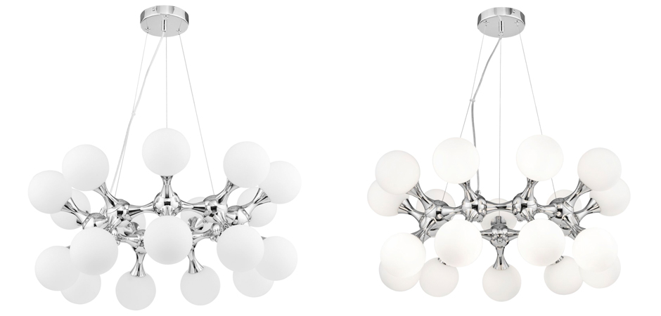 Люстра MOONDROP Chandelier Chromium 18 Люстра MOONDROP Chandelier Chromium 18 - Loft-Concept в Липецке