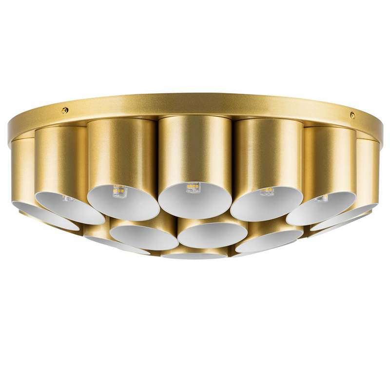 Потолочный светильник Garbi Gold Pipe Organ Ceiling Lamp 22 Золотой Белый Потолочный светильник Garbi Gold Pipe Organ Ceiling Lamp 22 Золотой Белый в Липецке | Loft Concept