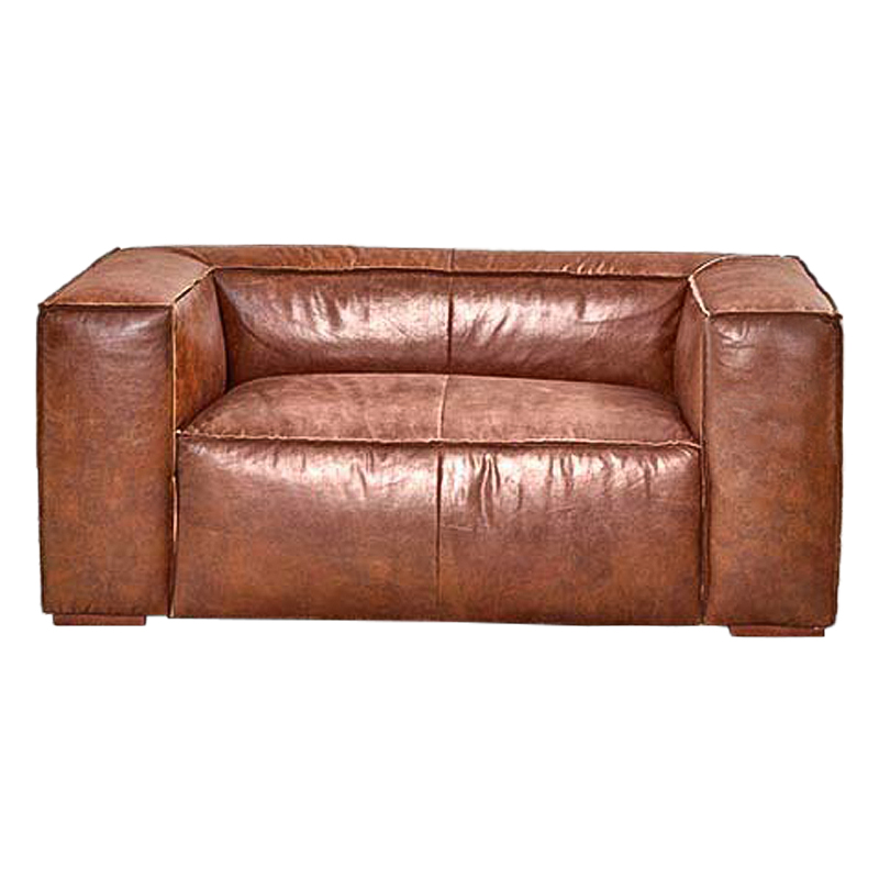 Диван Leather Softness Sofa Коричневый Диван Leather Softness Sofa Коричневый в Липецке | Loft Concept