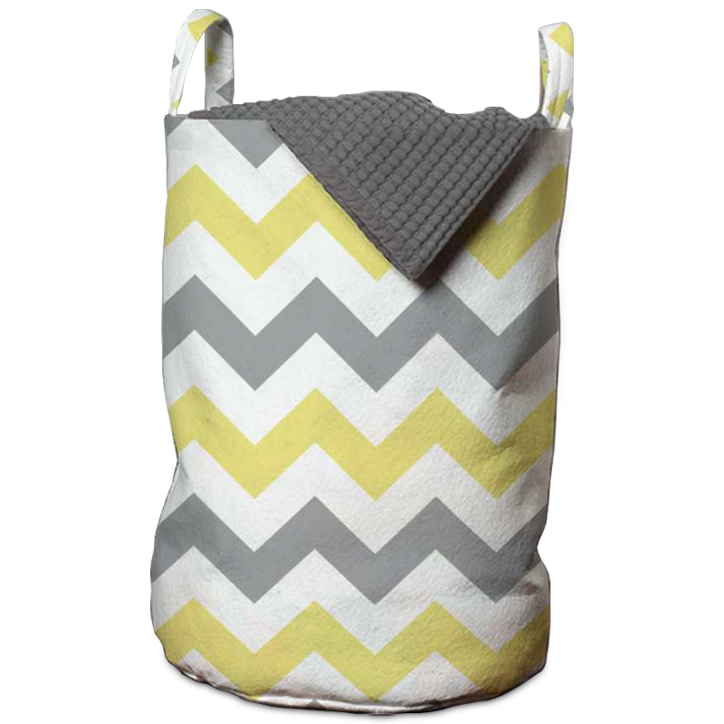 Корзина Mustard and Gray Chevron II Basket Мульти Корзина Mustard and Gray Chevron II Basket Мульти в Липецке | Loft Concept