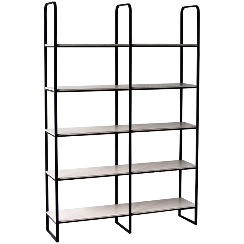 Стеллаж Barnett Industrial Metal Rust Rack Древесина Черный в Липецке | Loft Concept 