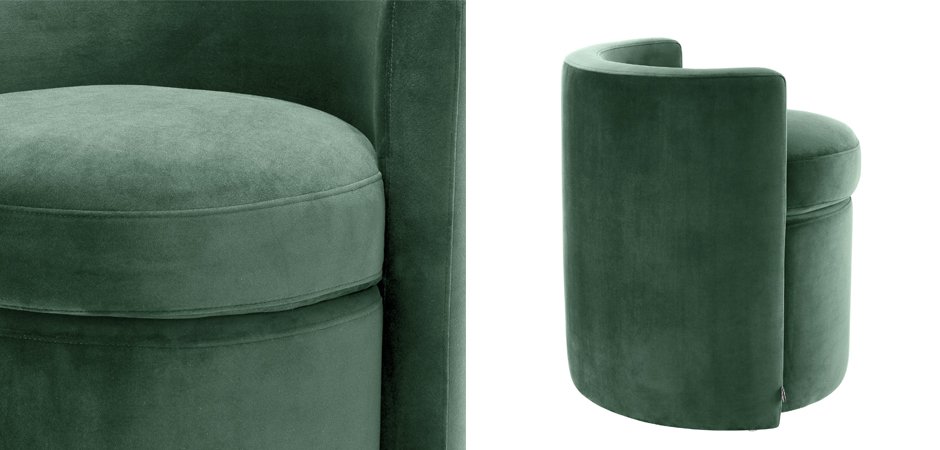 Кресло Eichholtz Stool Arcadia dark green Кресло Eichholtz Stool Arcadia dark green - Loft-Concept в Липецке