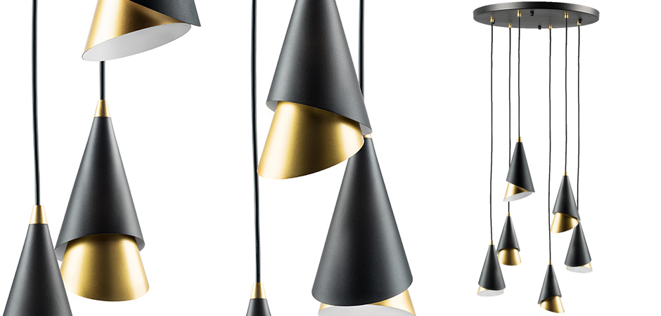 Люстра Lucio Black and Gold 6 Люстра Lucio Black and Gold 6 - Loft-Concept в Липецке