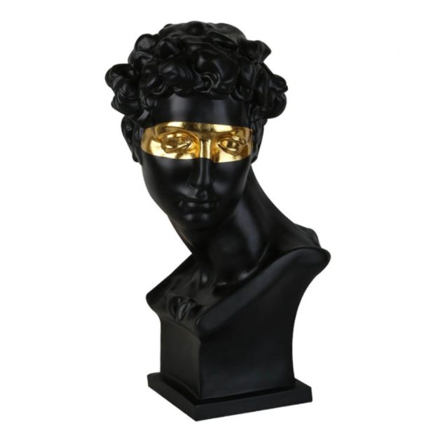 Статуэтка Bust Eyes Opposite Черный Золотой Статуэтка Bust Eyes Opposite Черный Золотой в Липецке | Loft Concept