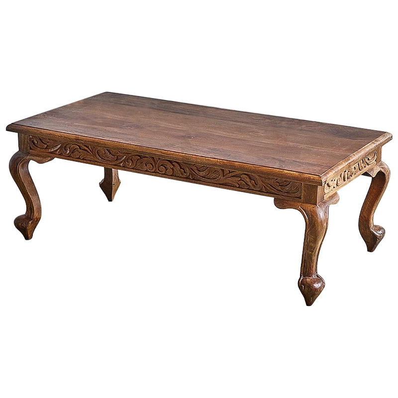 Кофейный стол из массива манго Sigrid Coffee Table Grey Mango Коричневый Кофейный стол из массива манго Sigrid Coffee Table Grey Mango Коричневый в Липецке | Loft Concept