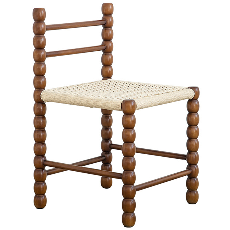 Стул French Corner Chair Brown Коричневый Бежевый в Липецке | Loft Concept 