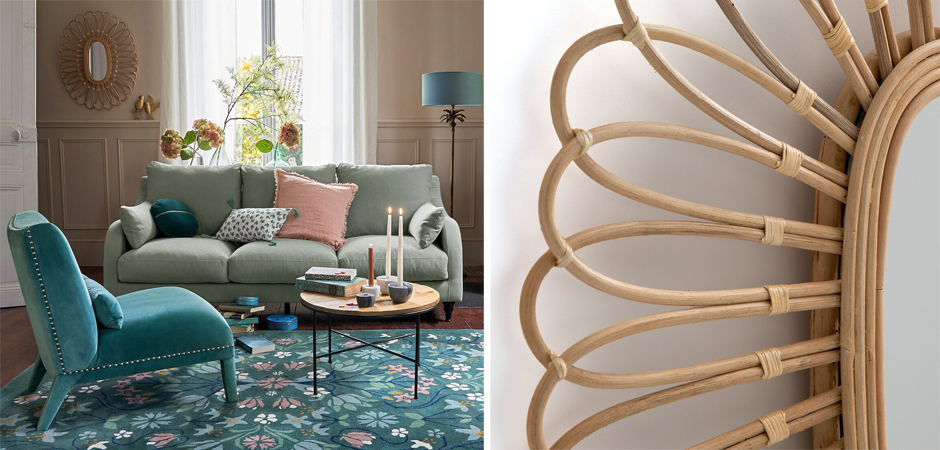 Зеркало Mirror Rattan Oval Зеркало Mirror Rattan Oval - Loft-Concept в Липецке
