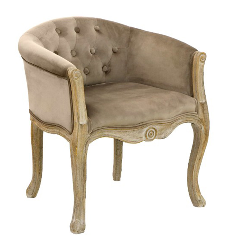 Кресло French Provence Armchair Roderic beige Бежевый Кресло French Provence Armchair Roderic beige Бежевый в Липецке | Loft Concept