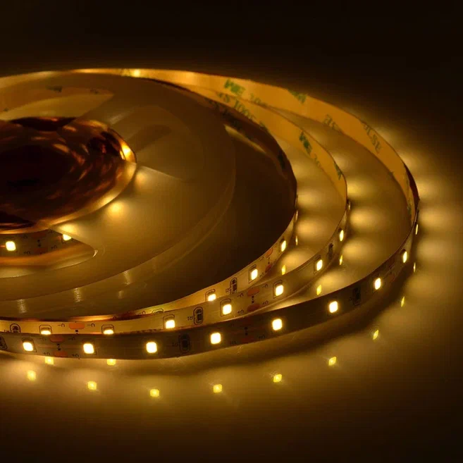 Светодиодная лента 4,8W/m 60LED/m 3528SMD теплый белый Белый Светодиодная лента 4,8W/m 60LED/m 3528SMD теплый белый Белый в Липецке | Loft Concept