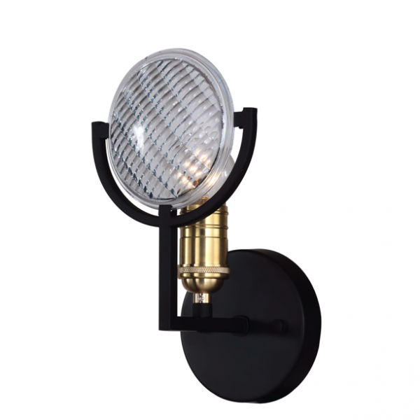 Бра RH Gaslight Lens Sconce 1 Черный Бра RH Gaslight Lens Sconce 1 Черный в Липецке | Loft Concept