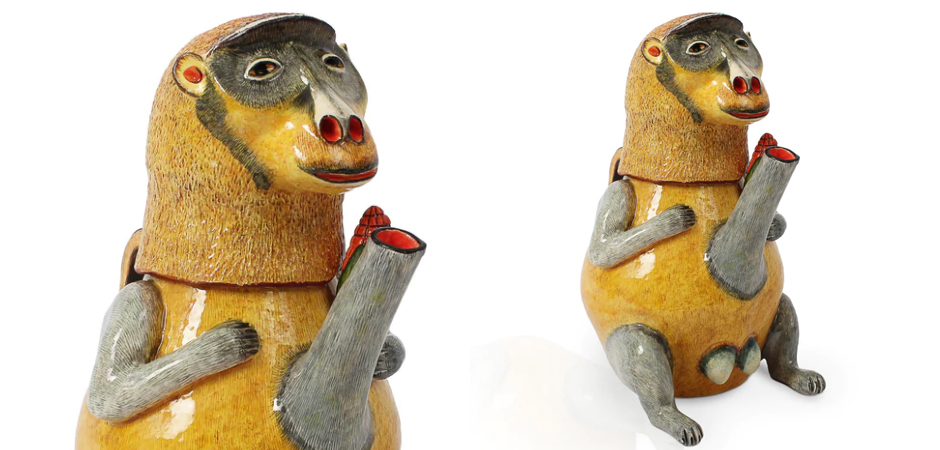 Кувшин Обезьяна с Кукурузой Monkey Teapot Кувшин Обезьяна с Кукурузой Monkey Teapot - Loft-Concept в Липецке