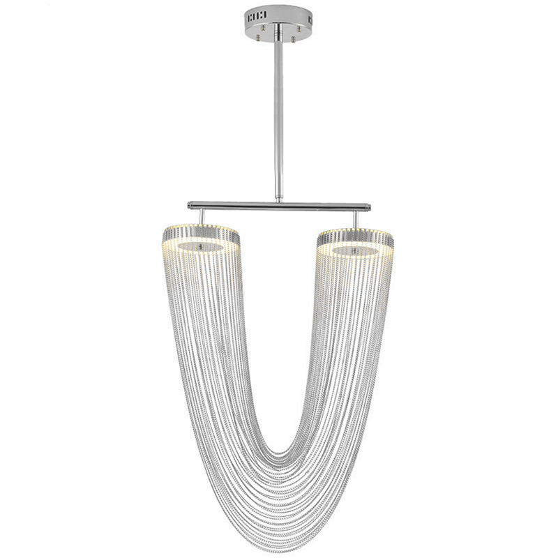Люстра Otero Silver Larose Guyon Серебряный Люстра Otero Silver Larose Guyon Серебряный в Липецке | Loft Concept