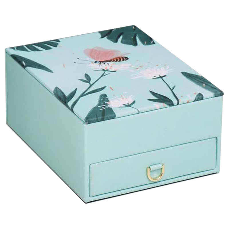 Шкатулка Butterfly And Flowers Box Мятный Зеленый Шкатулка Butterfly And Flowers Box Мятный Зеленый в Липецке | Loft Concept