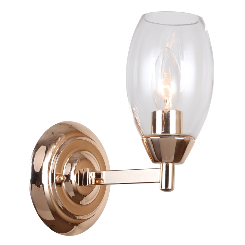Бра Julian Sconce Глянцевое золото Прозрачный Бра Julian Sconce Глянцевое золото Прозрачный в Липецке | Loft Concept