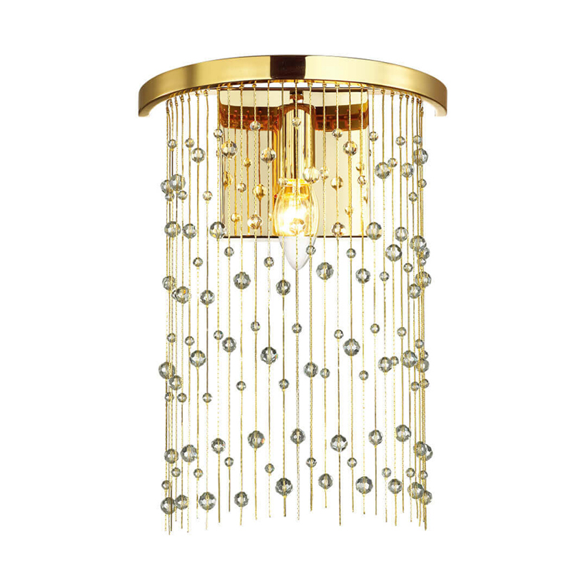 Бра Hailstorm Rain Wall lamp gold Прозрачный (Transparent) Золотой Бра Hailstorm Rain Wall lamp gold Прозрачный (Transparent) Золотой в Липецке | Loft Concept