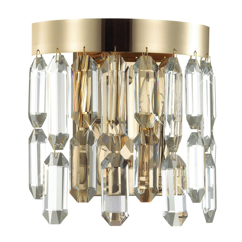 Бра Crystal Polyhedrons Wall Lamp Gold Глянцевое золото Прозрачное Стекло Бра Crystal Polyhedrons Wall Lamp Gold Глянцевое золото Прозрачное Стекло в Липецке | Loft Concept