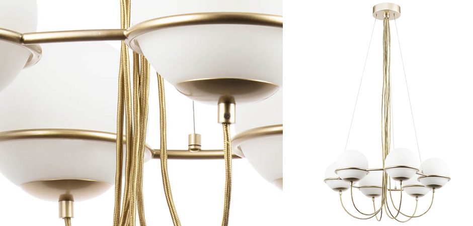 Люстра Melissa Chandelier Champagne 6 Люстра Melissa Chandelier Champagne 6 - Loft-Concept в Липецке
