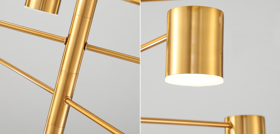 Светильник LED Lighting Gold 8 lampholders Светильник LED Lighting Gold 8 lampholders - Loft-Concept в Липецке