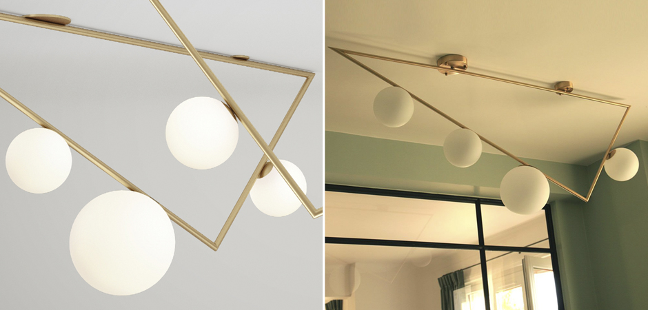 Потолочный светильник Atelier Areti Girlande Ceiling Triangle Потолочный светильник Atelier Areti Girlande Ceiling Triangle - Loft-Concept в Липецке
