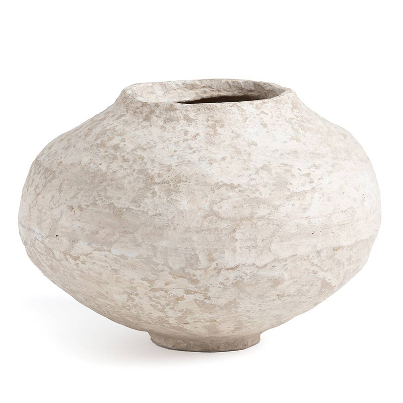 Ваза Csaba Papier Mache Vase 25 Бежево-серый Ваза Csaba Papier Mache Vase 25 Бежево-серый в Липецке | Loft Concept