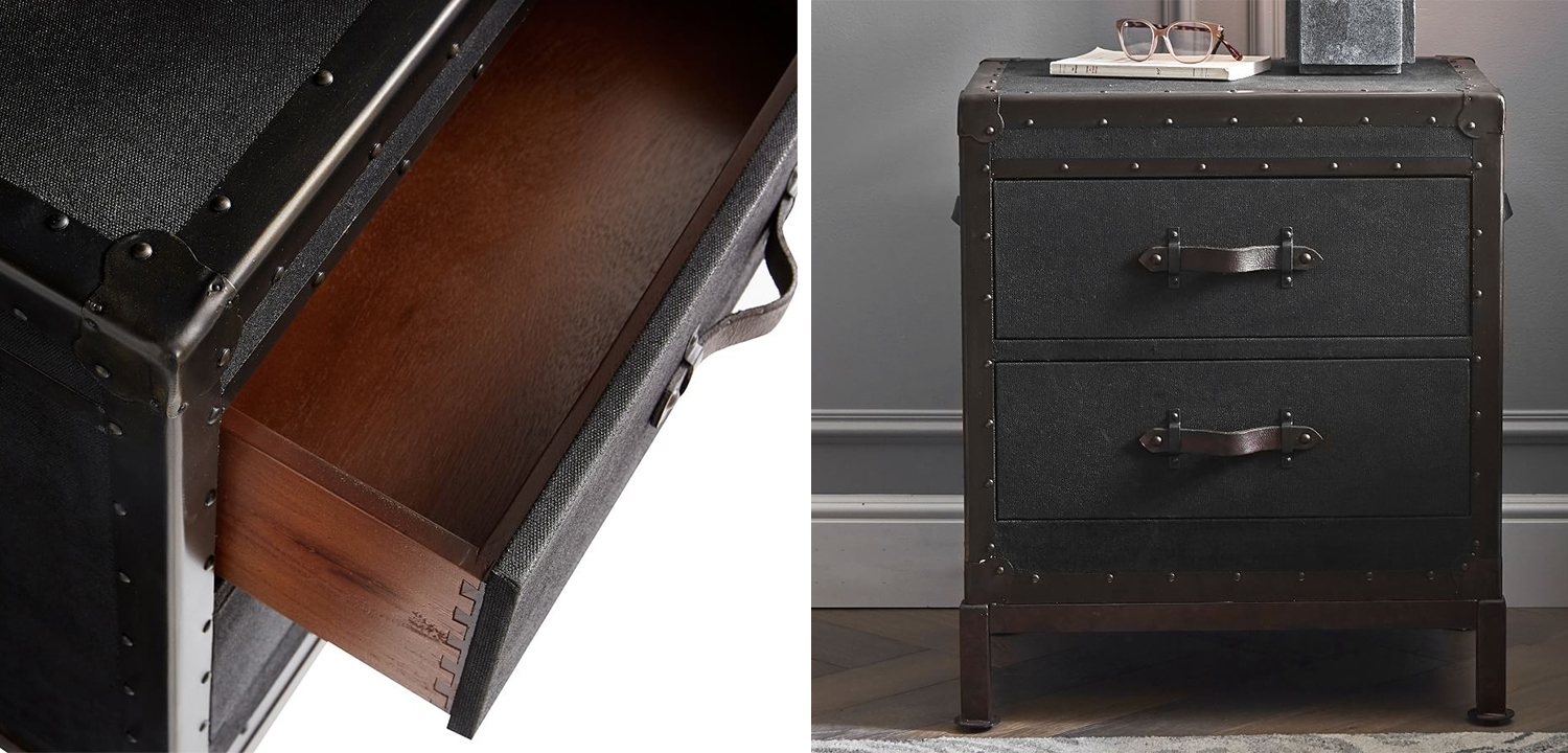 Тумба Vintage Chests black - фото