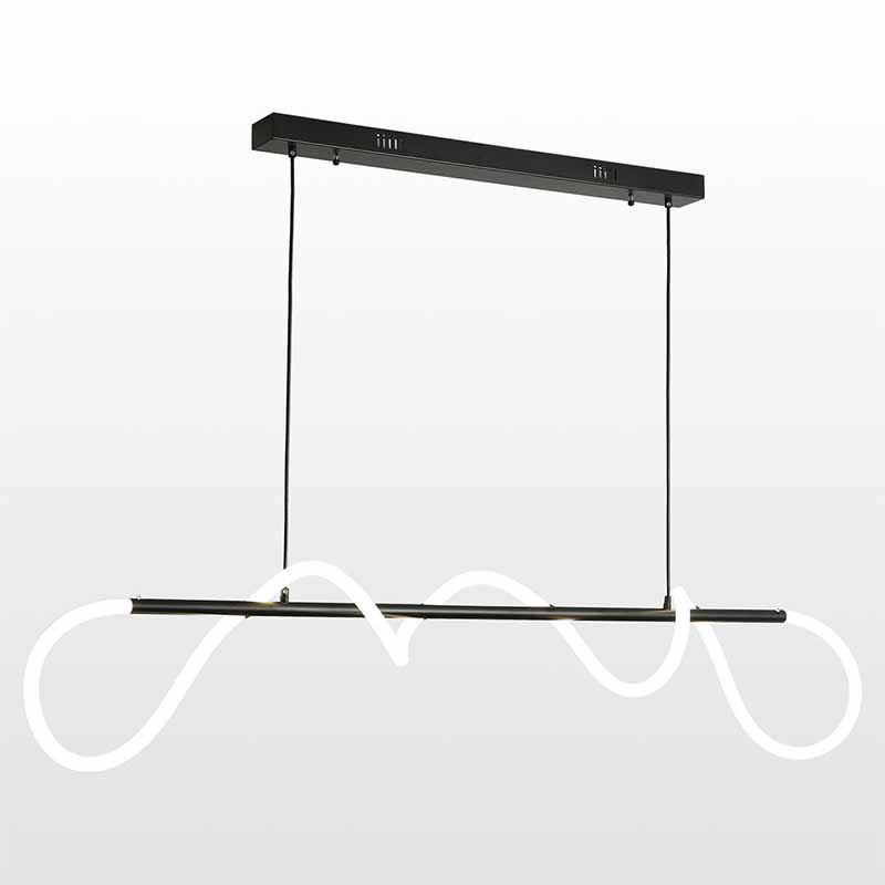 Люстра Luke Lampco Tracer Chandelier Black Line Белый Черный Люстра Luke Lampco Tracer Chandelier Black Line Белый Черный в Липецке | Loft Concept