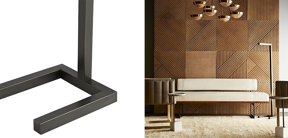 Торшер Arteriors SALFORD FLOOR LAMP Black Торшер Arteriors SALFORD FLOOR LAMP Black - Loft-Concept в Липецке