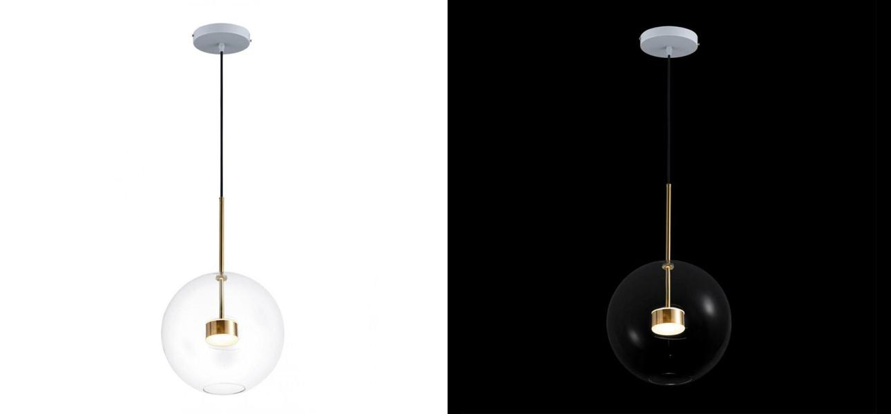 Подвесной Светильник Giopato & Coombes Bollr Pendant BUBBLE LAMP 1 шар золото - фото №1