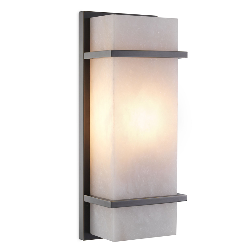 Бра Eichholtz Wall Lamp Spike S Темная бронза Белый Бра Eichholtz Wall Lamp Spike S Темная бронза Белый в Липецке | Loft Concept
