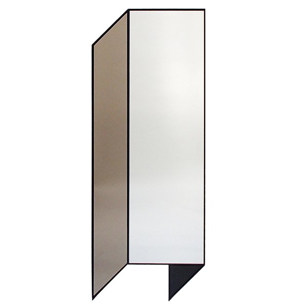 Зеркало Bower Fold Floor Shape Mirror Прозрачный Черный Серый Зеркало Bower Fold Floor Shape Mirror Прозрачный Черный Серый в Липецке | Loft Concept