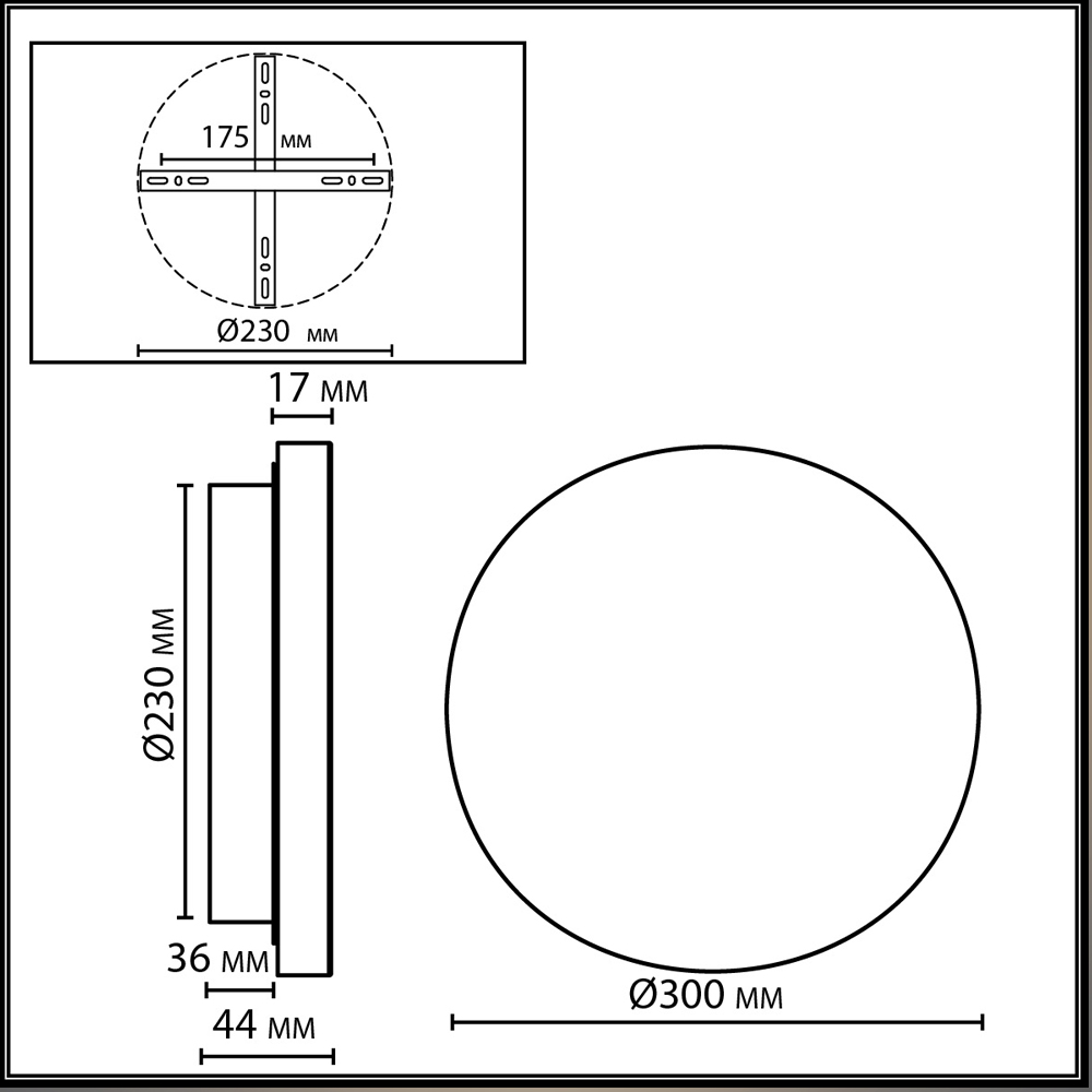 Бра круглое натуральная Пробка Natural Cork в Липецке