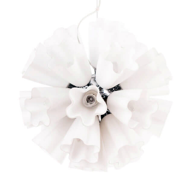 Люстра Bouquet of Snowdrops Белый Хром Люстра Bouquet of Snowdrops Белый Хром в Липецке | Loft Concept