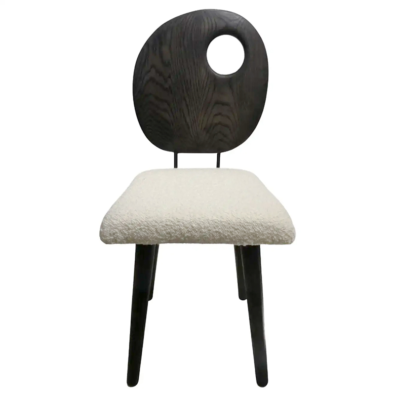 Стул Pebble Chair by Fred Rigby Studio Коричневый Белый Стул Pebble Chair by Fred Rigby Studio Коричневый Белый в Липецке | Loft Concept