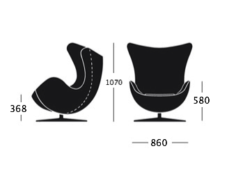 Кресло яйцо Egg Chair Кресло яйцо Egg Chair в Липецке