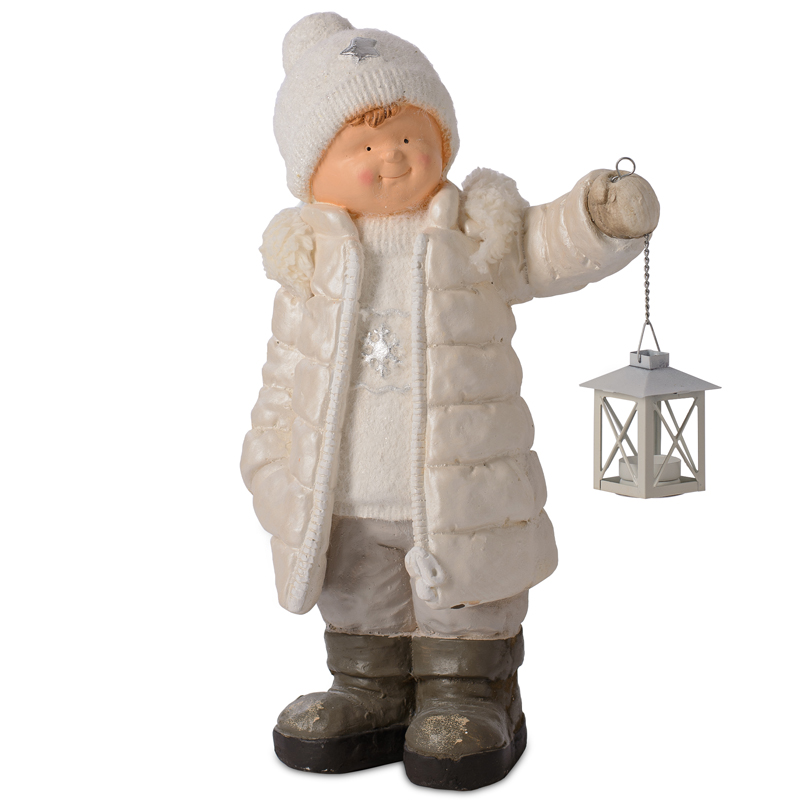 Статуэтка Winter Boy Бежевый Статуэтка Winter Boy Бежевый в Липецке | Loft Concept
