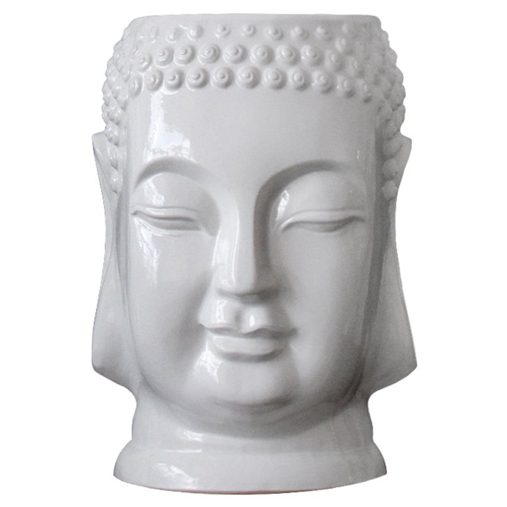Керамический табурет White buddha Белый Керамический табурет White buddha Белый в Липецке | Loft Concept