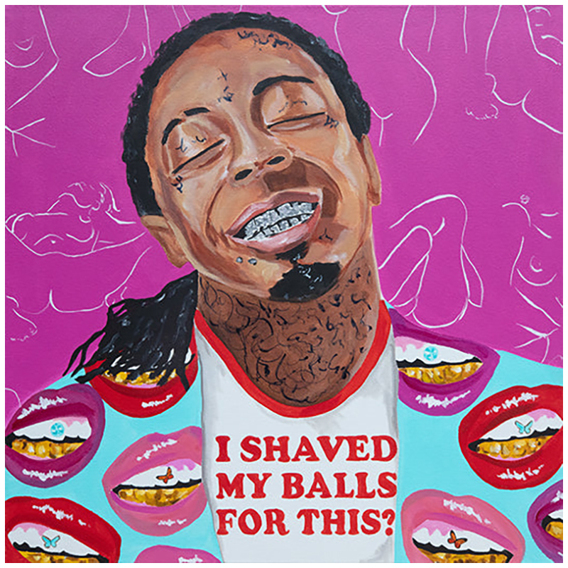Картина Lil Wayne "I Shaved My Balls for This?" Мульти в Липецке | Loft Concept 