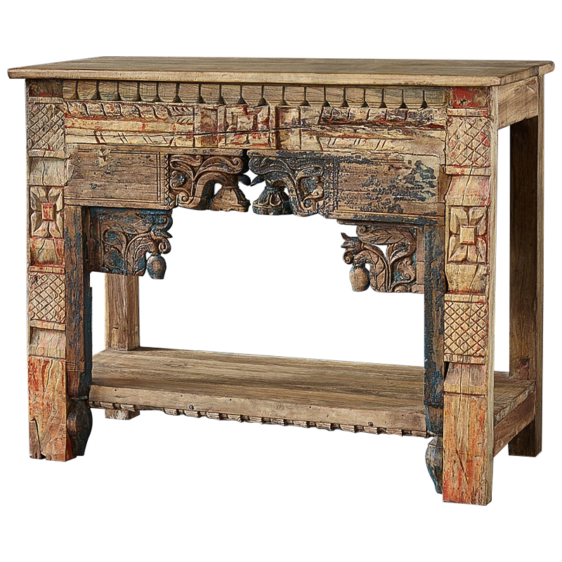Консоль Hema Console Древесина Коричневый винтаж Консоль Hema Console Древесина Коричневый винтаж в Липецке | Loft Concept