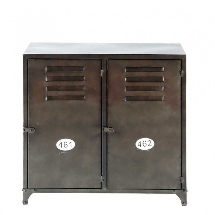 Буфет в стиле Лофт Industrial Rust Metal Wyne Chest Черный Буфет в стиле Лофт Industrial Rust Metal Wyne Chest Черный в Липецке | Loft Concept