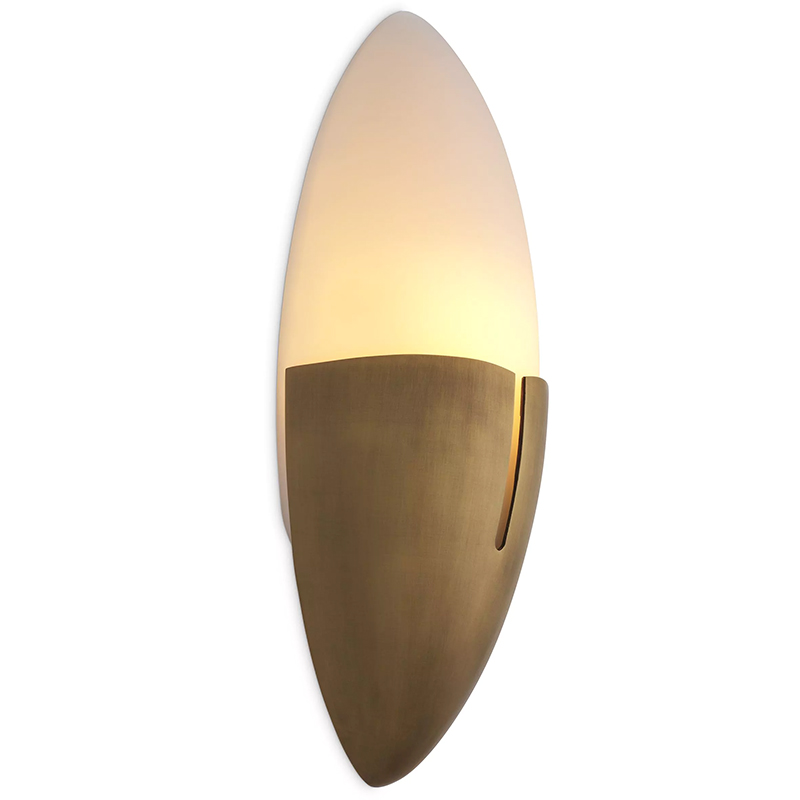 Бра Eichholtz Wall Lamp Bernina Белый Латунь Бра Eichholtz Wall Lamp Bernina Белый Латунь в Липецке | Loft Concept