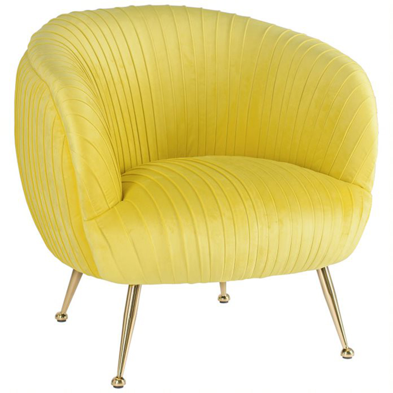 Кресло SOUFFLE CHAIR yellow Желтый матовое золото Кресло SOUFFLE CHAIR yellow Желтый матовое золото в Липецке | Loft Concept