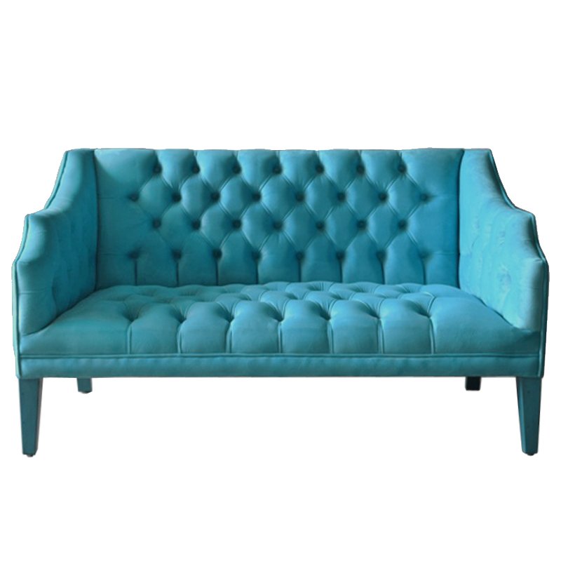 Диван Morton Capitone Sofa Диван бирюзовая шерсть Бирюзовый Диван Morton Capitone Sofa Диван бирюзовая шерсть Бирюзовый в Липецке | Loft Concept
