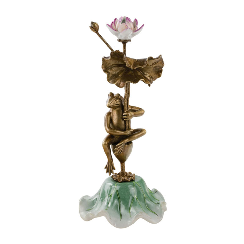 Статуэтка Frog On Flower Мульти Статуэтка Frog On Flower Мульти в Липецке | Loft Concept