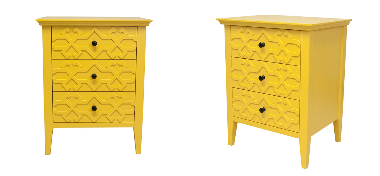 Тумба цвет желтый Country Style - фото