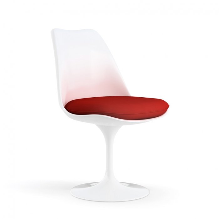 Стул Tulip Side Chair Черный Красный Белый Стул Tulip Side Chair Черный Красный Белый в Липецке | Loft Concept